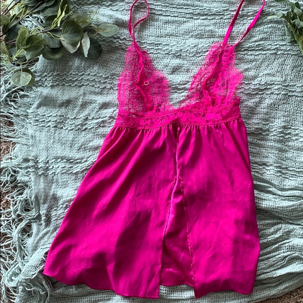 Pink Lace Babydoll